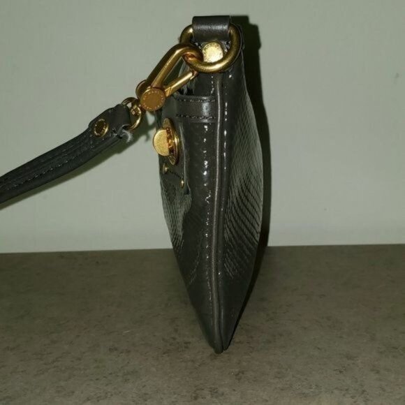 Marc Jacobs Leather Bag Crossbody Gray Satchel Handbag Shoulder WOMAN'S WOMEN'S - Picture 5 of 16